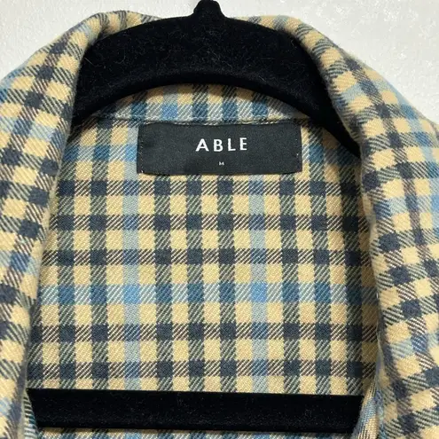 Able Gianna Plaid Shirt Jacket