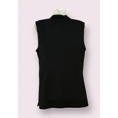 Wearever Single Breasted Women's Size Large Sleeveless Black One Button Vest