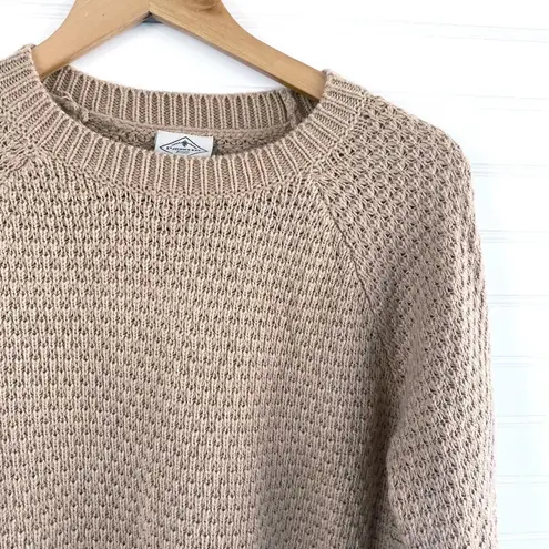 st. john's bay  Pale Pink Waffle Knit Pullover Sweater