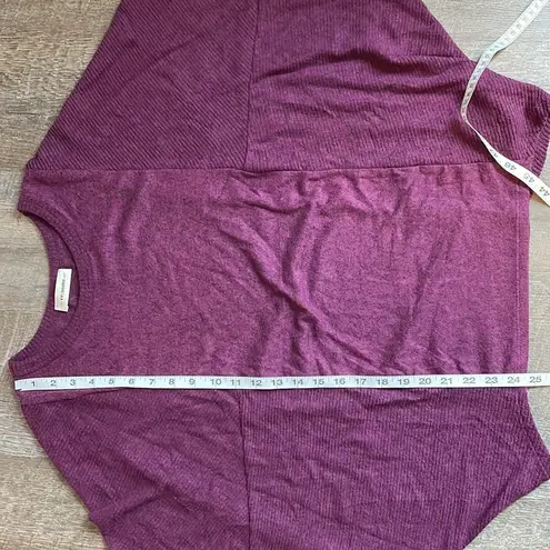 ee:some Purple Dolman Batwing Sweater size L