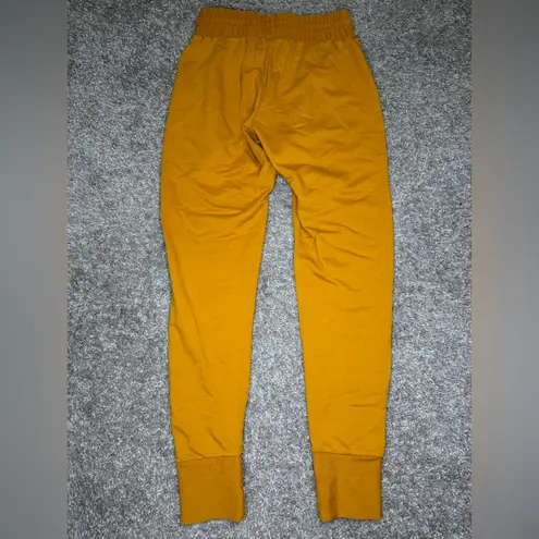 Free People Movement Sunny Skinny Sweatpant Jogger in Gold High Rise Orange Size XS