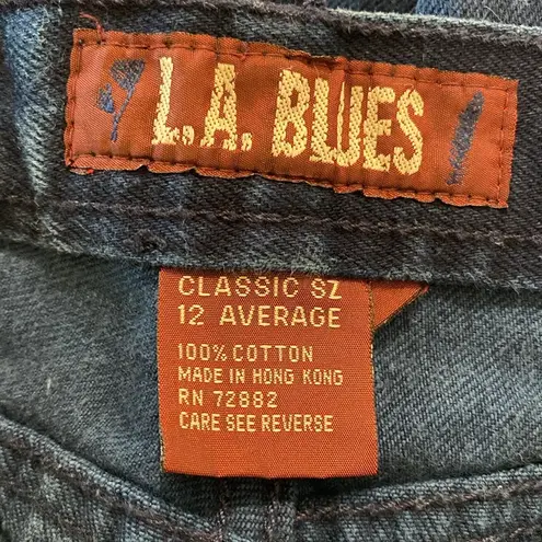 L.A. Blues Vintage High Waisted Mom Jeans Classic Regular Size 12