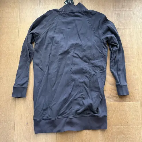 ATM NEW NWT Gray Mock Neck Sweatshirt Dress Size M