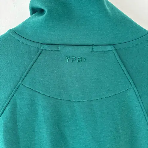 YPB Your Personal Best Neoknit 1/2 Zip Pullover Emerald Green Abercrombie Active Size L