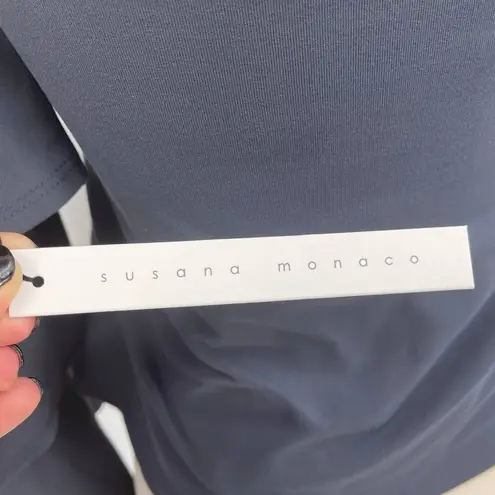 Susana Monaco Off The Shoulder Ruffle Sleeve Top New With Tags