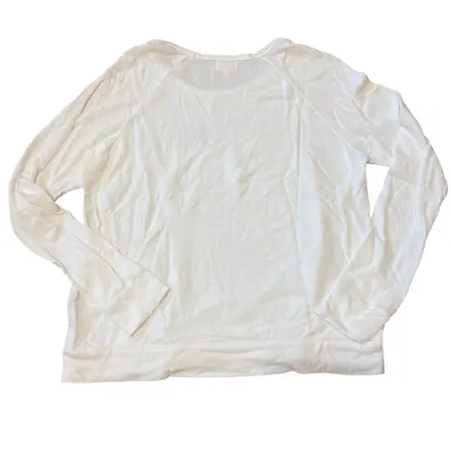 Sundry Anthropologie LOVERS Pullover Terry Rainbow Top Women Sweatshirt Sz Med 2