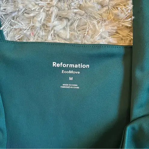 Reformation  Daria EcoMove Active Dress in Pine Green Size Medium