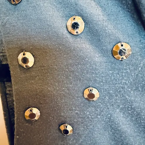 Self Esteem Vintage Y2K Rocker Tank Top Studded Sleeveless Casual Top Large