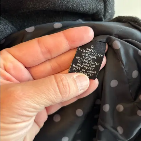 Dollhouse Vintage Gray Double-Breasted Peacoat Size Large