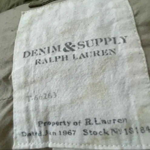 Denim & Supply Ralph Lauren Ralph Lauren Down Parka Military Jacket Denim & Supply Fur Hood Sherpa Hood Sz M