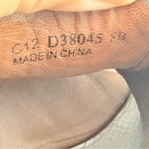 Cole Haan  Women's Brown Leather Pumps Peep Toe Slingback Block Heels Size 8