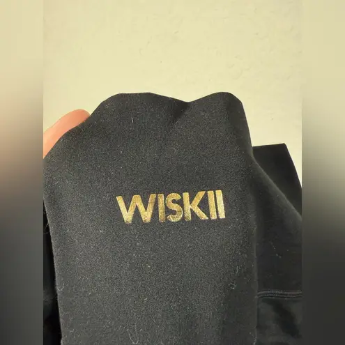 WISKII V Waist Yoga Legging Size Large Black