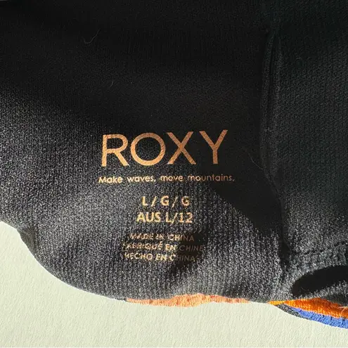 Roxy  Color jam Bralette bikini top high neck top black large
