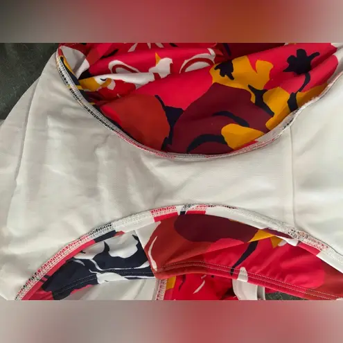 Anne cole Retro Floral Shirred Ruffle Sleeve One Piece Swimsuit 14