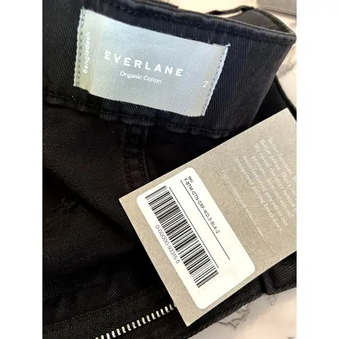 Everlane  The Organic Wide-Leg Pant in Black 2 NWT