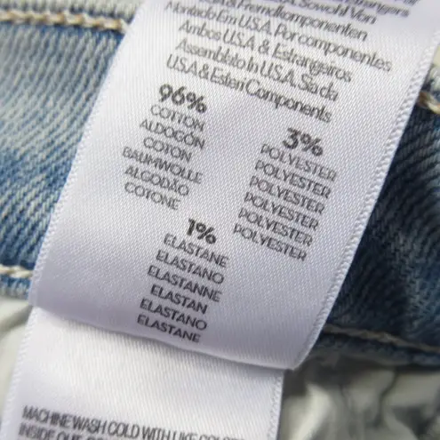 NWT Mother Spinner Zip Sneak in Light As A Feather Loose Slouchy Jeans 25 Blue