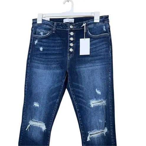 Vervet Amber Mid Rise Skinny Jeans Dark Wash size 32 NWT Blue