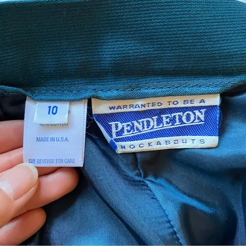 Pendleton Vintage Turquoise Pencil Skirt EVC - with pockets! Size 10