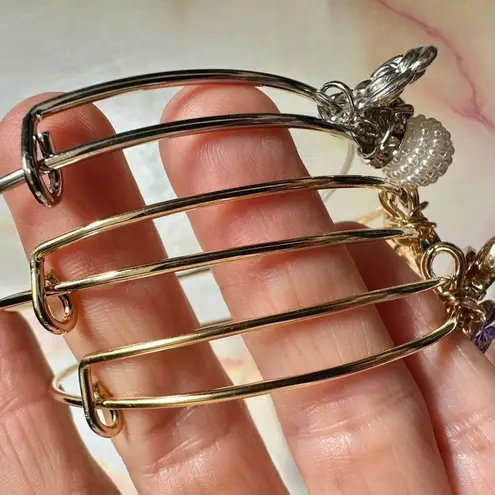 Bundle of 3 adjustable charm bracelets