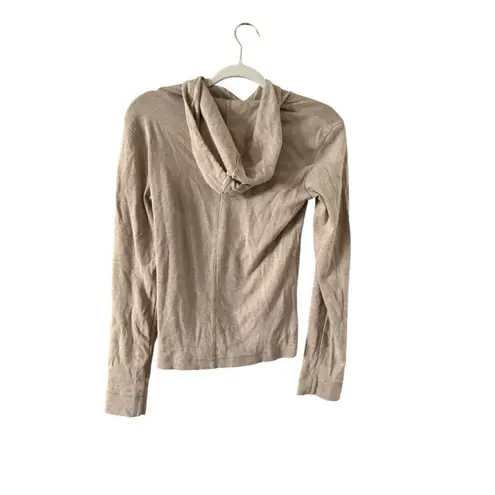 Women's J.Crew Beige Long Sleeve Hoodie M Size M