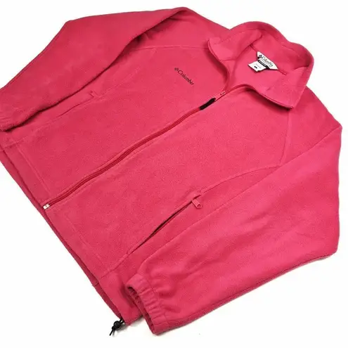 womens columbia fleece zipup jacket Size L