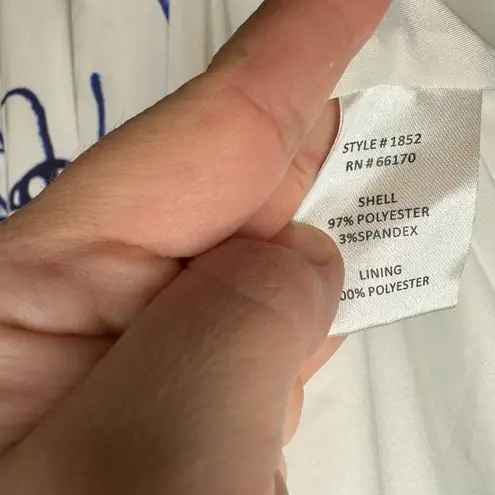 Hutch Printed Rosa Dress Short Sleeve Surplice V-Neck Tie-Waist Hi-Lo Dress 2X