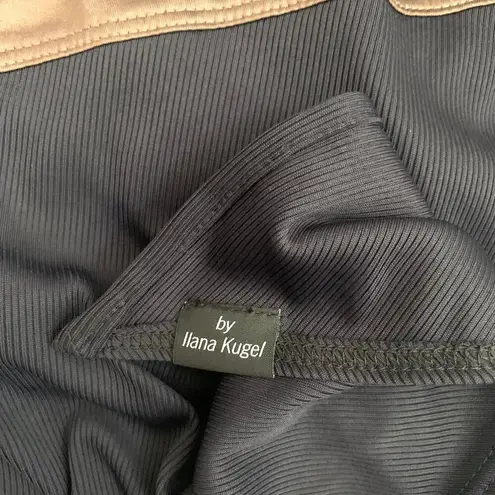 Koral 3/$15 NEW Asymmetric Colorblock Ribbed Tank Top in Brown/Black