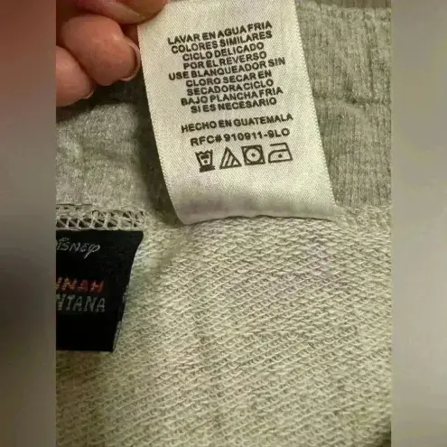 Disney  Hannah Montana Y2K Light Grey Heater‎ Cotton Shorts