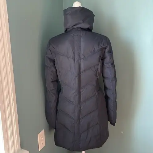 Cole Haan  Blue Long Puffer Jacket