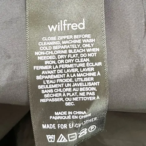 Wilfred Aritzia The Melina Super High Rise Vegan Leather Pants in Black Size 4