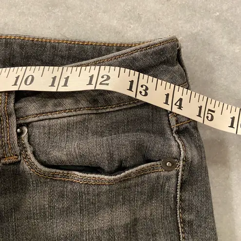 Goodthreads Size 27 Gray Stretch Denim Skinny Jeans Zip Up Five Pocket