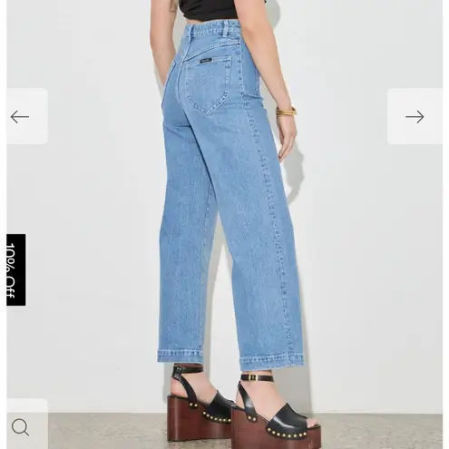 ROLLA’S Sailor High Rise Wide Leg Jeans Blue Size 30 - Image 2