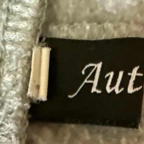 Automet Gray Fleece High Waist Flared Wide Leg Trousers Lounge Sweatpants Size L Size L