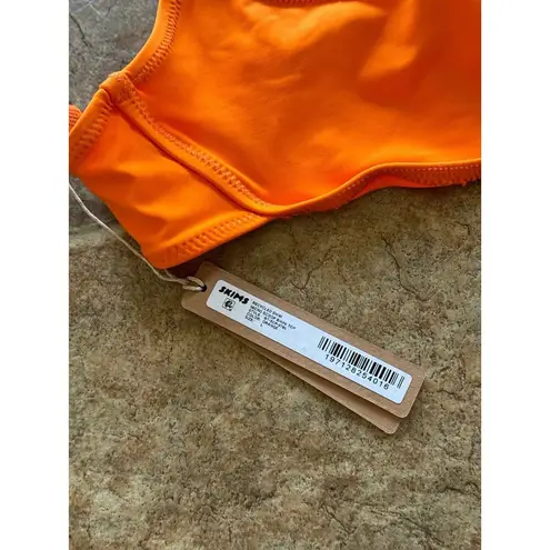 SKIMS New  Signature Swim Micro Scoop Bikini Top Orange Size Large