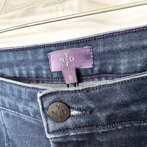 NYDJ Size 8 Jeans Dark Wash Mid Rise Legging Skinny Not Your Daughters 240