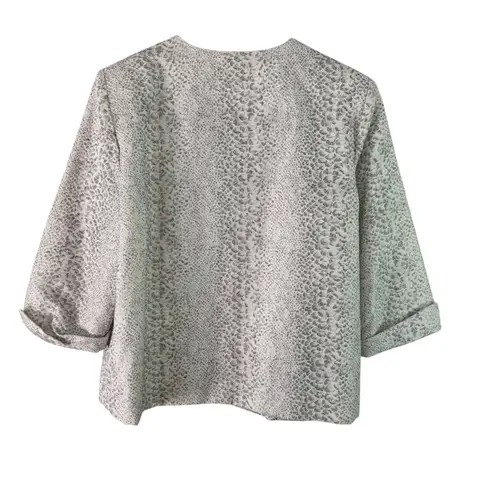 Alfred Dunner Petite Blazer Jacket Embellished Button 3/4 Sleeve Size 14P - Image 4