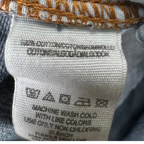 We The Free  Free People Distressed Raw Hem Cropped‎ Jeans Blue Women's Size 31