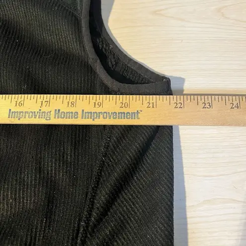 REI Women XL Black Zip Sleeveless Vest Jacket Pockets Fleece Outdoor Hiking Camp