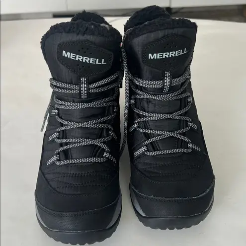 Merrell Antora Women's Thermal Waterproof Sneaker Boots in Black Size 7 $140