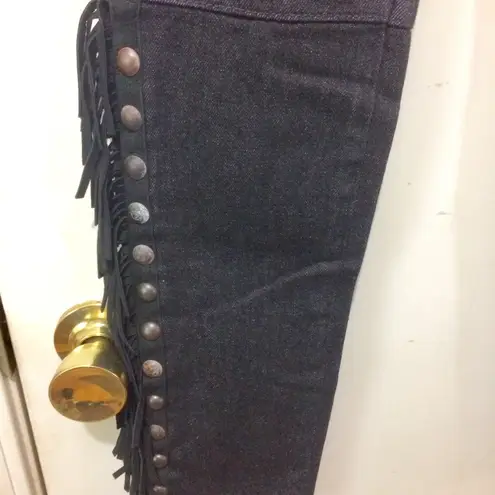 Polo NEW women's THOMPKINS skinny stretchy hang tassel accessory jeans 29x31 NWD