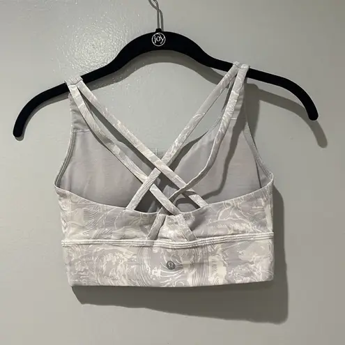 Lululemon  Energy Luxtreme Sports Bra size 4 Gray and White