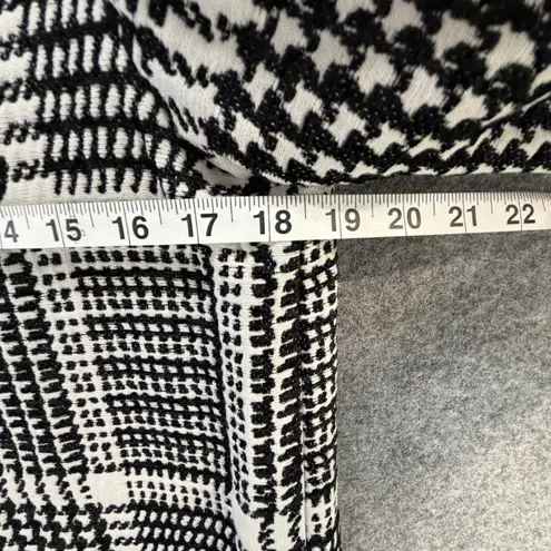 Cupcakes And Cashmere Fernando Jacket Small Black White Houndstooth Preppy