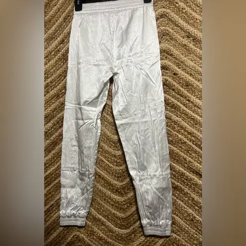 RtA Women's Finn Cropped White Jogger Pants,Zipper Pocket,XS,Great Condition
