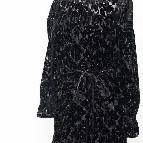 Alex Marie Skyler Velvet Smocked Cocktail Dress