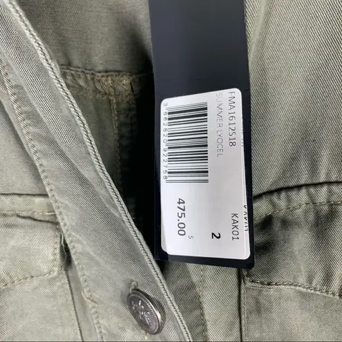 The Kooples Jeans Summer Lyocel long belted jacket