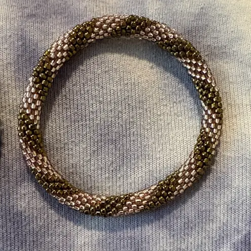 EUC Sashka & Co. Beaded Bracelets Set Black