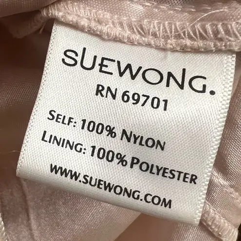 Sue Wong Nocturne Lace Cream Cocktail Dress Floral Pattern Lace Mini Sz 0