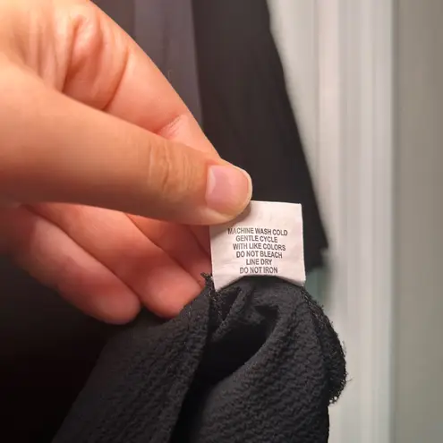 Notations Notation black blouse women's medium minimal career office basic grunge