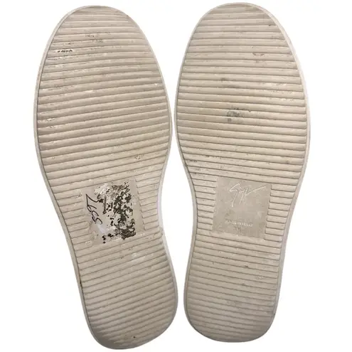 Giuseppe Zanotti 39.5 9 Black Natalie Star Glitter Embellished Slip On Sneakers