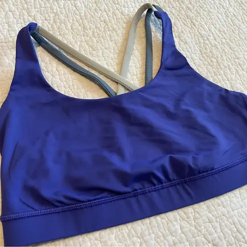 Lululemon  Women’s Purple Strappy Energy Sports Bra 10